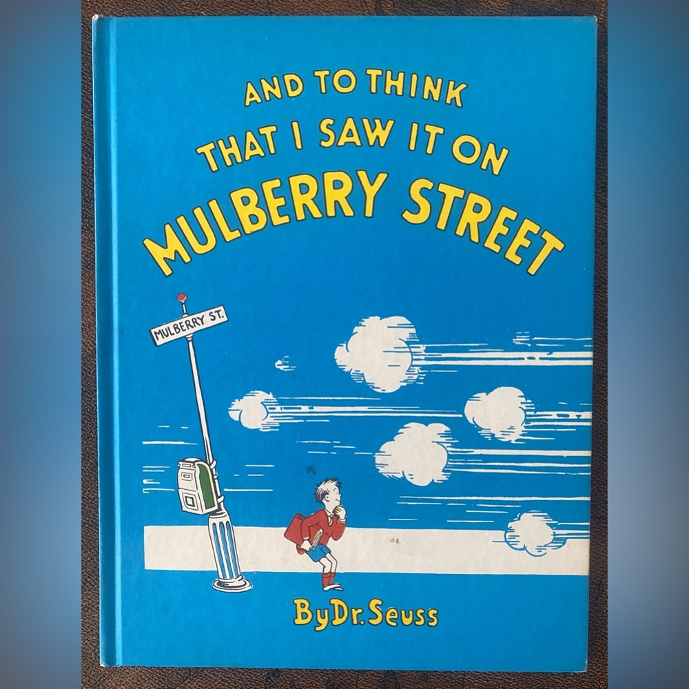 Rare Vintage To Think That I Saw It On Mulberry Street Dr. Seuss Book